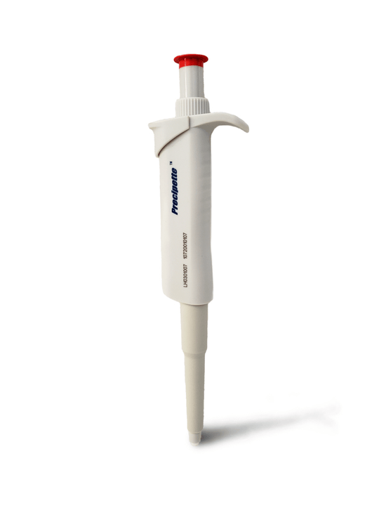 Four E's Single Channel Adjustable Micro Pipette Standing View